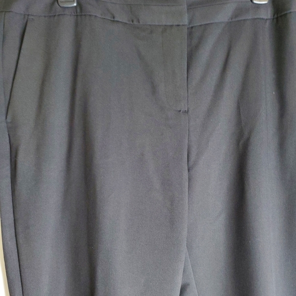 Worthington Black Crop Dress Pants With Ankle Slit - Picture 2 of 5
